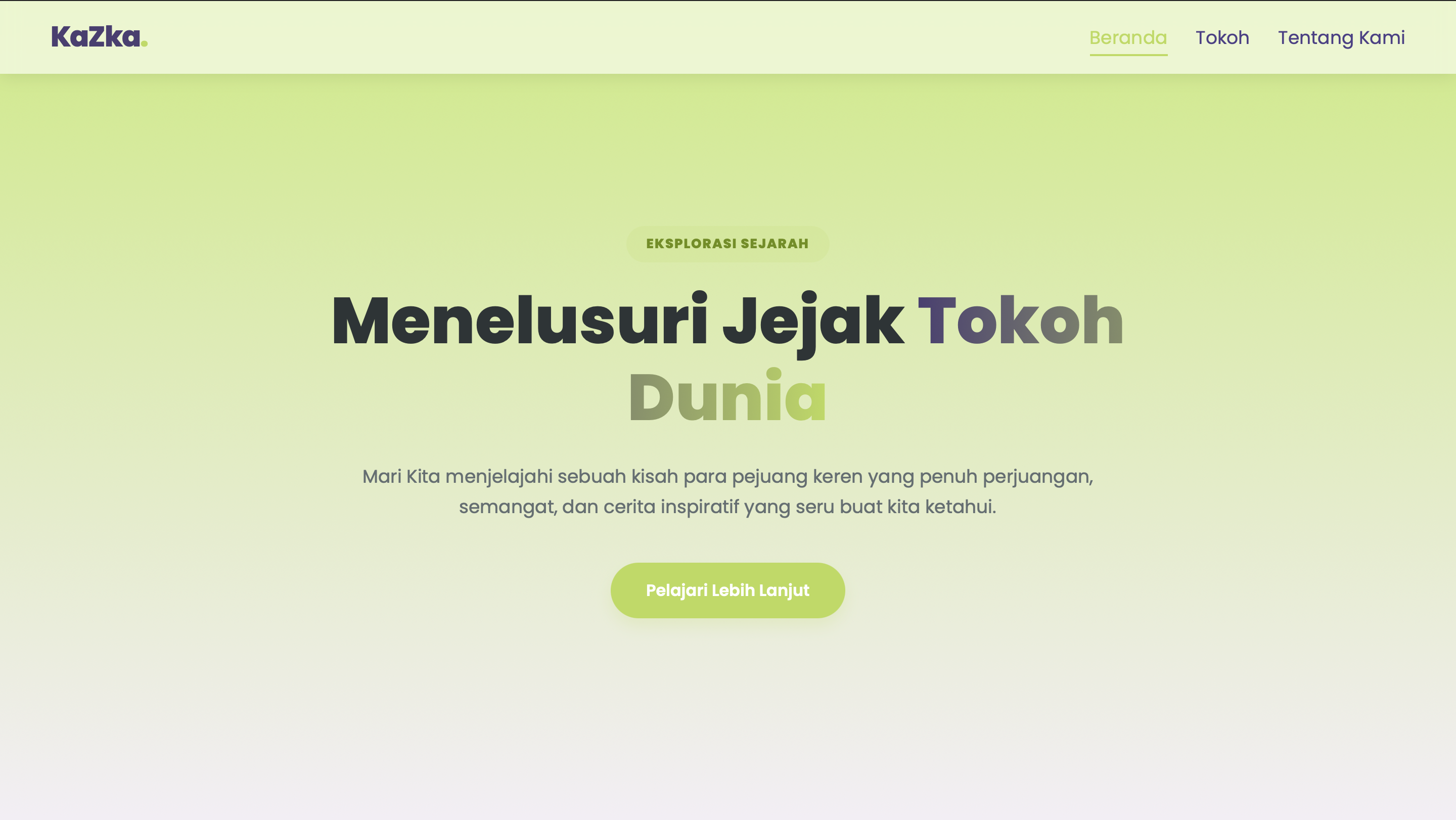 Website Tokoh Sejarah
